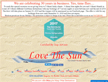 Tablet Screenshot of lovethesun.com